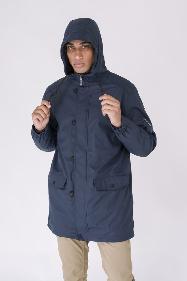 DRIMMELEN NAVY WINTER REGENMANTEL